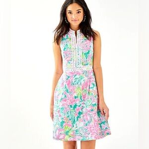 Lilly Pulitzer Franci High Collar Dress